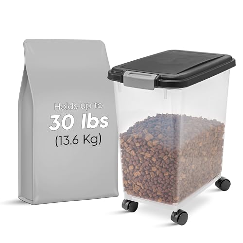 Large Tall Indoor Food Cat Food Storage Container​