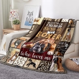 Knitted Blanket With Boxer Dogs: Cozy Up with Adorable Puppy Patterns